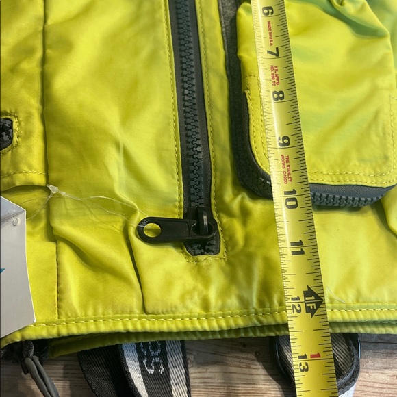 Bzees Electric Lime Yellow and Gray Bag main image 6